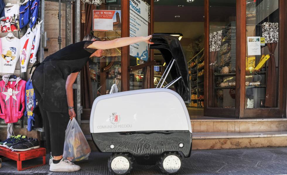 Arriva MoBot, il carrello della spesa - robot