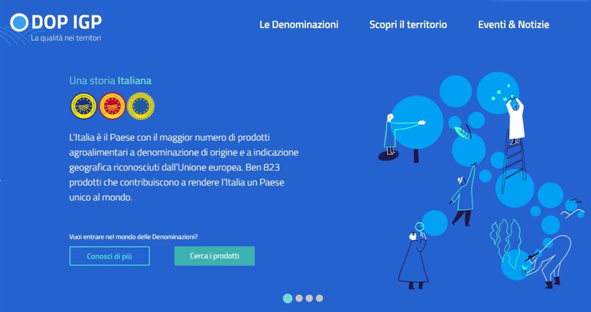 Per Dop e Igp un sito dedicato
