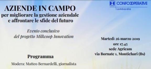 Milkcoop Innovation, aziende in campo per l'evento conclusivo