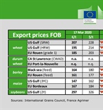 Ue, aggiornamento sui prezzi delle materie prime agricole