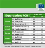 Ue, aggiornamento sui prezzi delle materie prime agricole