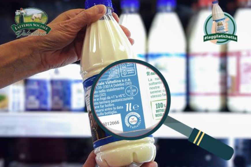 Latteria Sociale Valtellina lancia la campagna #leggiletichetta