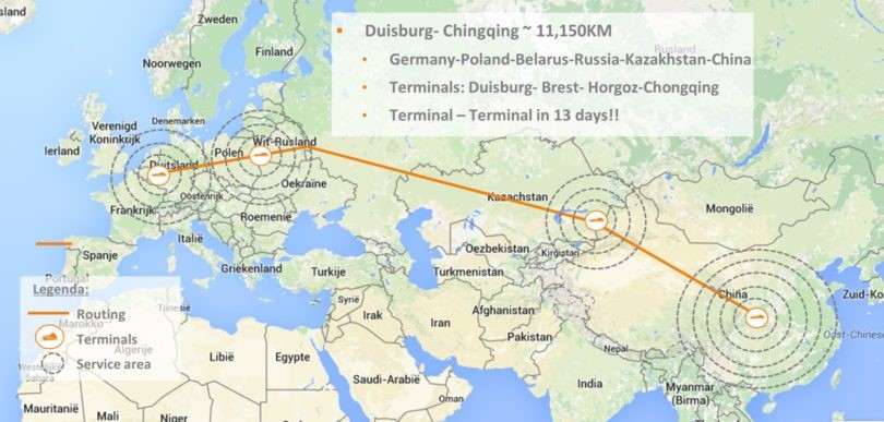 FrieslandCampina: Esportazioni in Cina via treno in un’ottica di sostenibilità ambientale