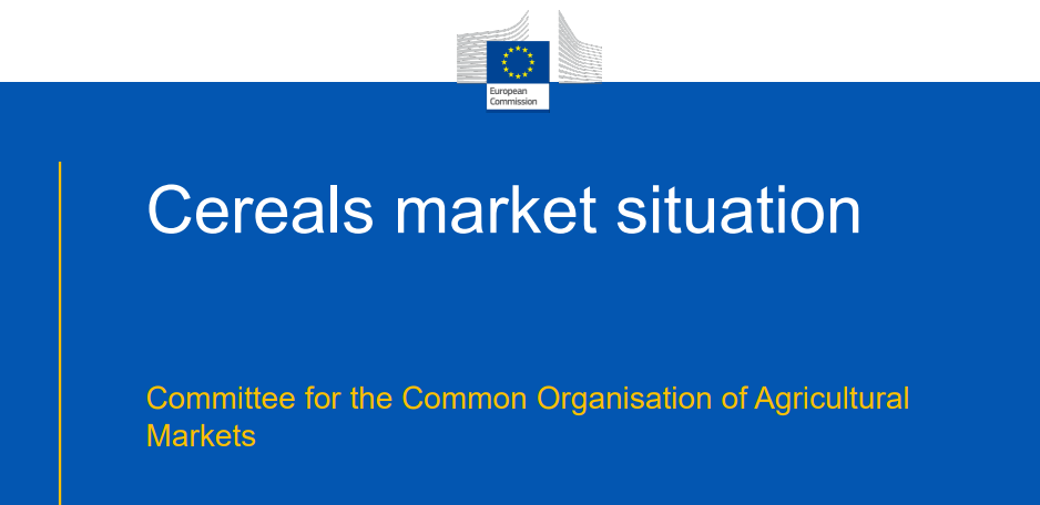MERCATI CEREALI E SEMI OLEOSI: pubblicato l'ultimo report della Commissione europea